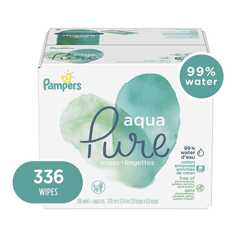 Pampers Aqua Pure Sensitive Water Baby Diaper Wipes