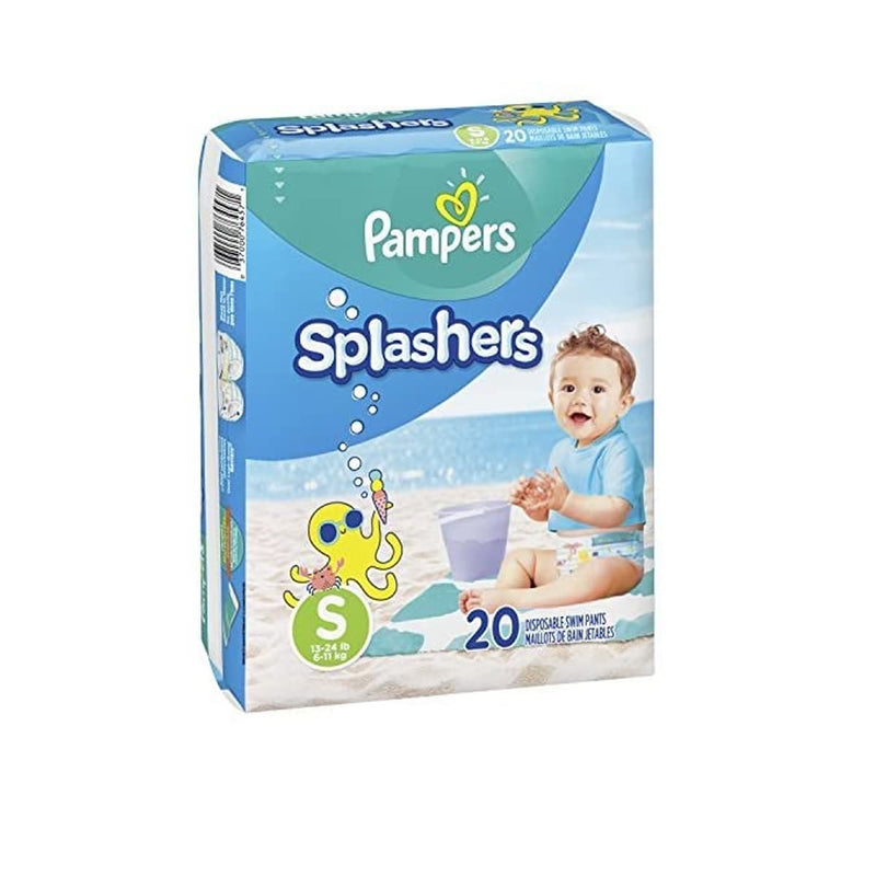 Swim Diapers Size 3 (13-24 lb) - Pampers Splashers Disposable Swim Pants