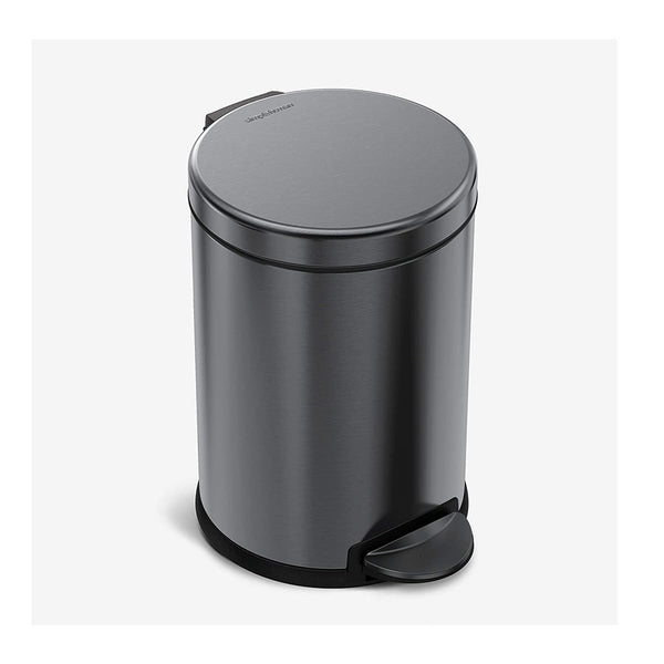 simplehuman Gallon Round Bathroom Step Trash Can