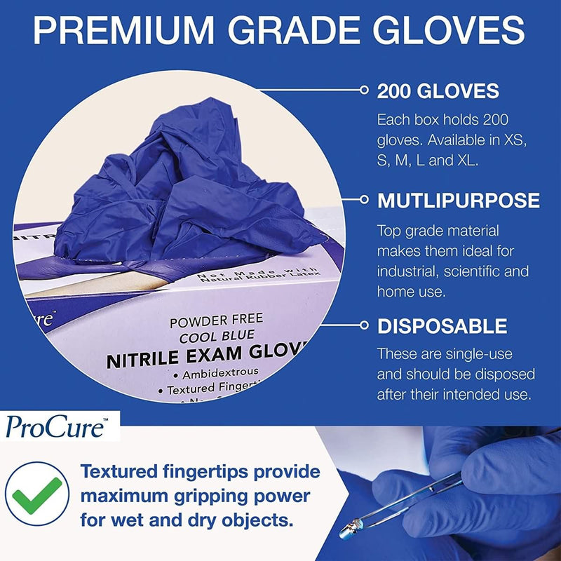 ProCure Disposable Nitrile Gloves