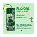 Perrier Cucumber Lime Flavored Carbonated Mineral Water