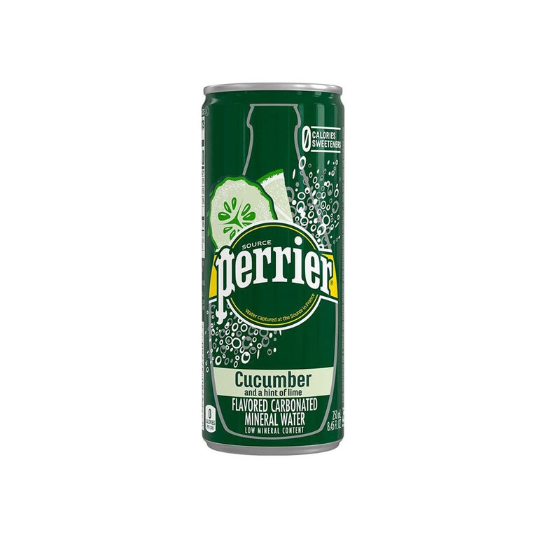 Perrier Cucumber Lime Flavored Carbonated Mineral Water