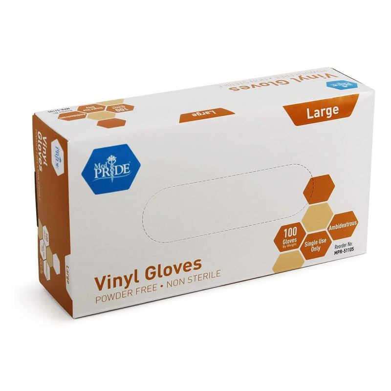 Medpride Vinyl Disposable Gloves