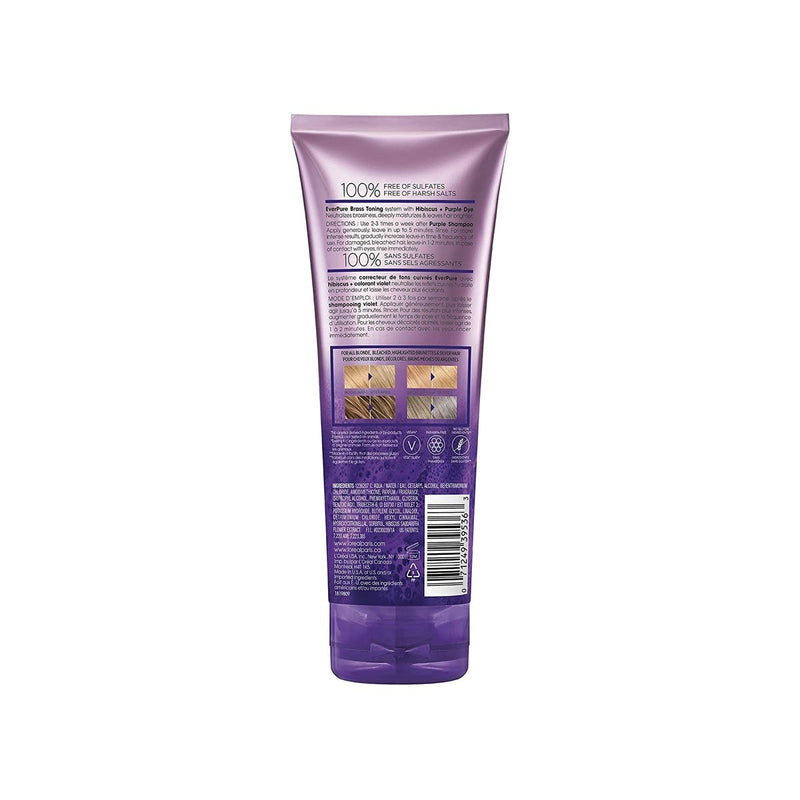 L'Oreal Paris Hair Care EverPure Sulfate Free Brass Toning Purple Conditioner