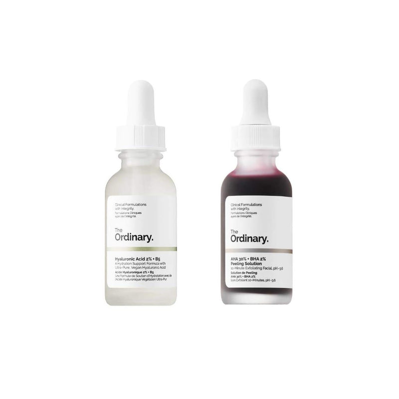The Ordinary Peeling Solution And Hyaluronic Face Serum