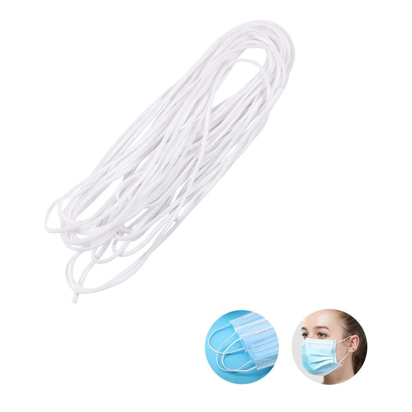 White Elastic Cord Earloop for Face Mask