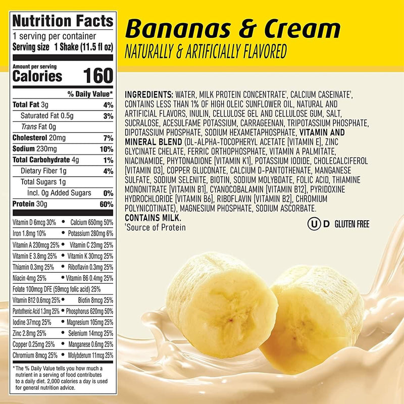 Premier Protein Bananas & Cream Protein Shake