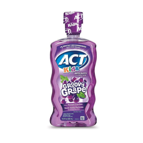 ACT Kids Anti-Cavity Fluoride Rinse Groovy Grape