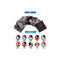 FAYBOX 6pcs Magic Wide Wicking Headbands Outdoor Headwear Bandana