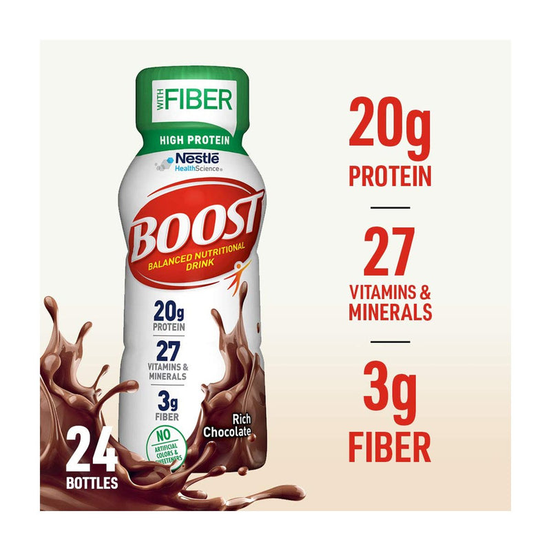 BOOST High Protein with Fiber Complete Nutritional Drink