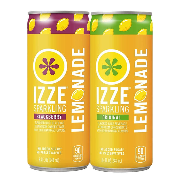 IZZE Sparkling Lemonade Blackberry & Original Variety Pack