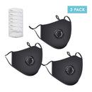 HMIAO 3 Pack PM2.5 Reusable Dust Mask