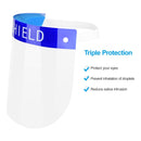 Safety Face Shield 2 Pack All-Round Protection Cap with Clear Wide Visor