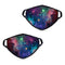 2 Pack Fashionable Starry Sky Pattern Face Cover