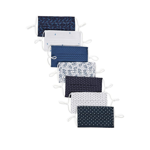 Reusable Pleated Woven Fabric Face Masks