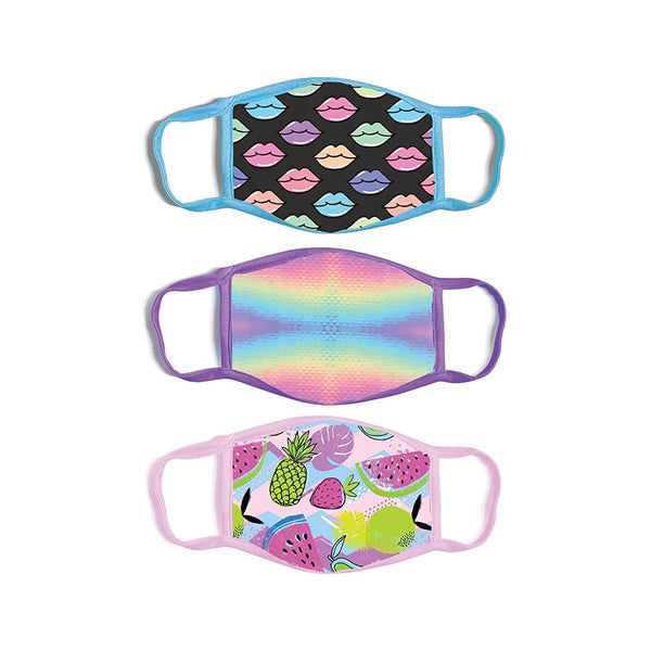 ABG Accessories Girls' 3-Pack Kid Fashionable Germ Protection