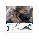 Sports Face 2 Filters and 1 Valves Included Men's and Women's Universal Masks