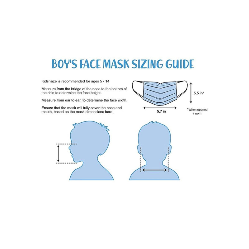 Kids Single Use Disposable Face Mask
