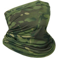 Achiou Neck Gaiter Face Scarf Mask Jungle Camouflage #color_Jungle Camouflage