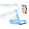 Anti-fog Adjustable Dental Full Face Shield Blue #color_Blue
