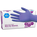 MedPride Powder-Free Nitrile Exam Gloves (Large, 100 Pcs) Violet #color_Violet