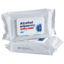 Nekrash Alcohol Detergent Wipes 75% Alcohol (2 Packs, 100 Wipes)