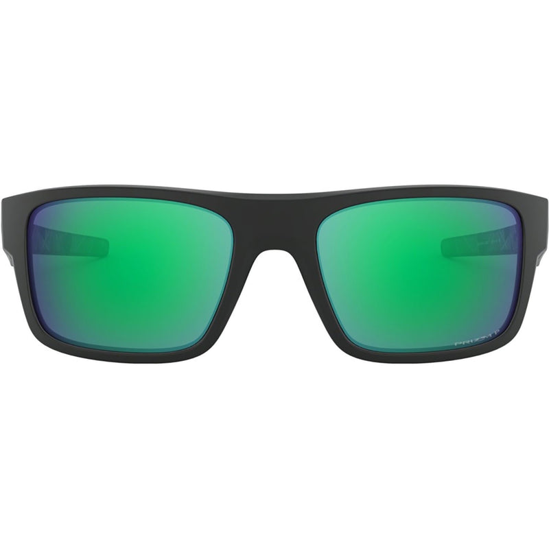 Oakley Drop Point Sunglasses Matte Black Prizmatic / Prizm Jade Polarized