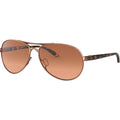 Oakley Feedback Sunglasses Rose Gold / Vr50 Brown Gradient #color_Rose Gold / Vr50 Brown Gradient