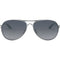 Oakley Feedback Sunglasses Polished Chrome / Grey Gradient Polarized
