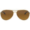 Oakley Feedback Sunglasses Polished Gold / Brown Gradient Polarized