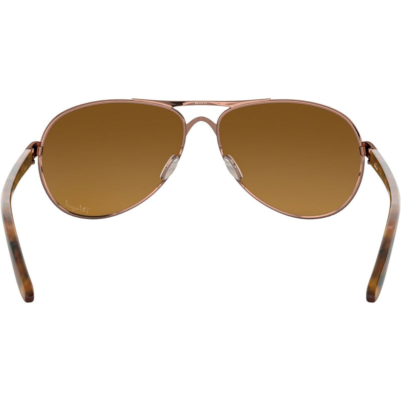 Oakley Feedback Sunglasses Rose Gold / Brown Gradient Polarized
