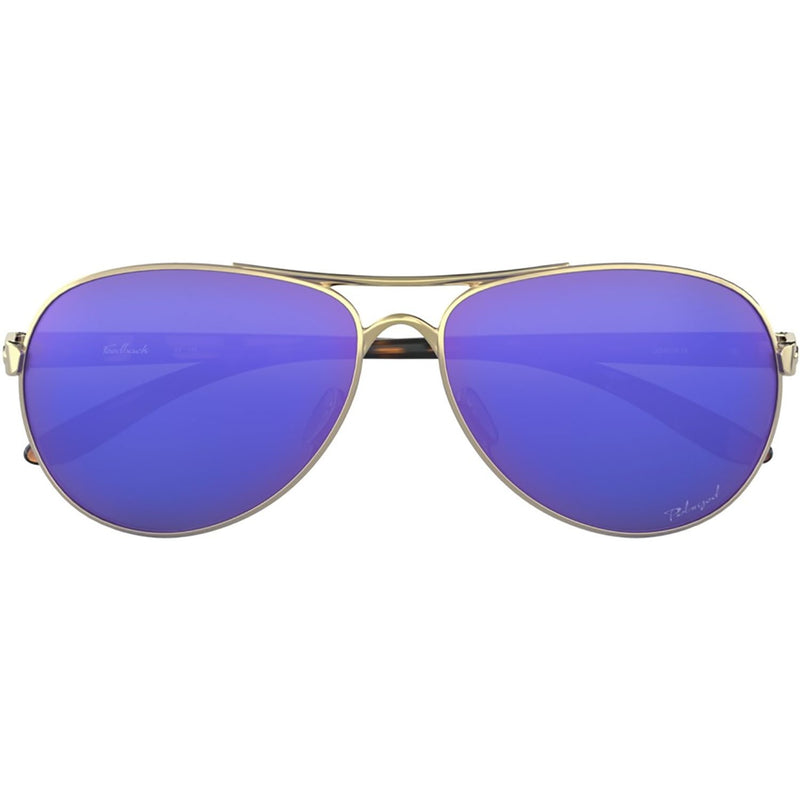 Oakley Feedback Sunglasses Polished Gold / Violet Iridium Polarized