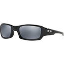 Oakley Fives Squared Sunglasses Polished Black / Black Iridium Polarized