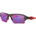 Oakley Flak 2.0 XL Sunglasses Matte Grey Smoke / Prizm Road #color_Matte Grey Smoke / Prizm Road