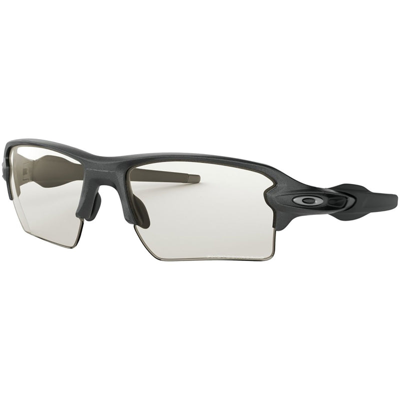 Oakley Flak 2.0 XL Sunglasses Steel / Clear Black Iridium Photochromic