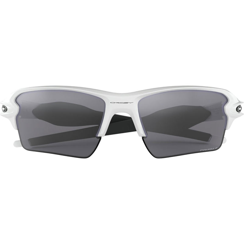 Oakley Flak 2.0 XL Sunglasses Polished White/Black / Prizm Black Polarized