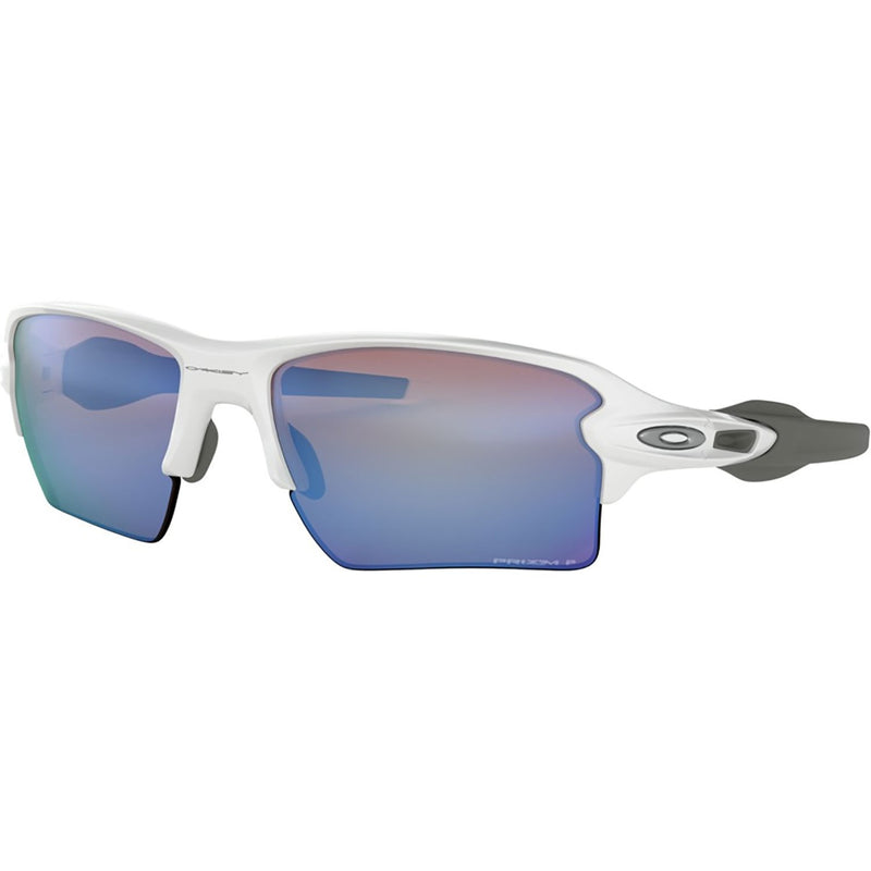 Oakley Flak 2.0 XL Sunglasses Polished White / Prizm Deep Water Polarized