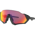 Oakley Flight Jacket Sunglasses Matte Black / Prizm Road #color_Matte Black / Prizm Road