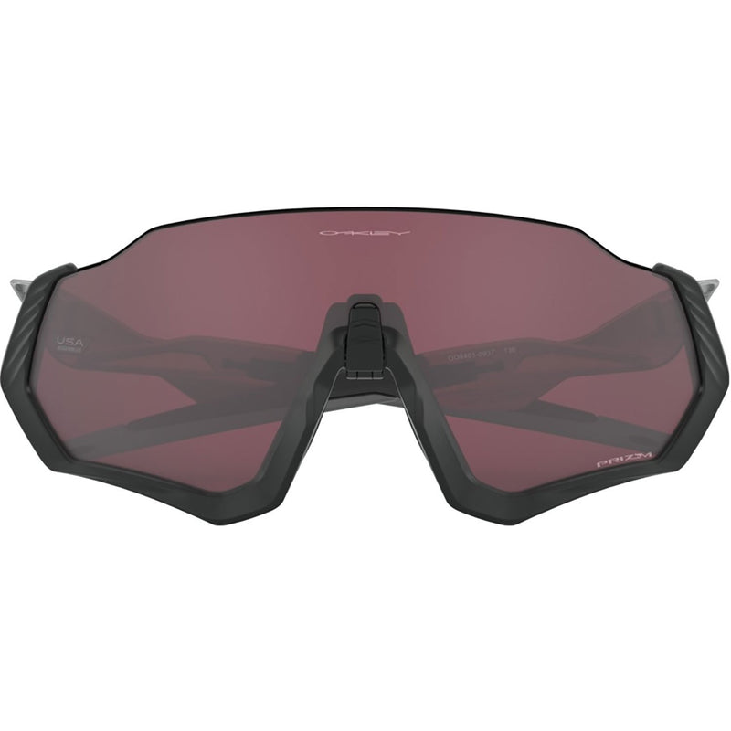Oakley Flight Jacket Sunglasses Matte Black/Silver / Prizm Road Black