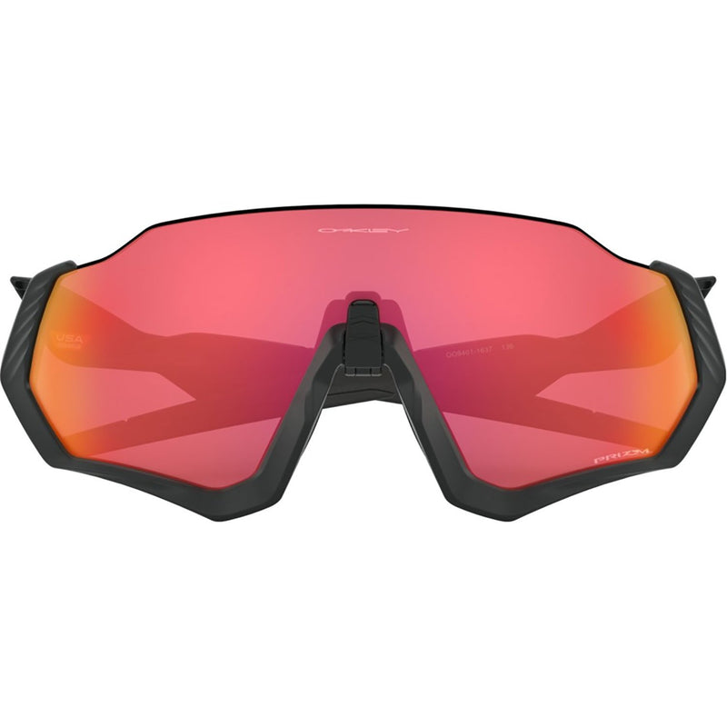 Oakley Flight Jacket Sunglasses Matte Black / Prizm Trail Torch
