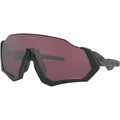 Oakley Flight Jacket Sunglasses Matte Black / Prizm Road Black #color_Matte Black / Prizm Road Black