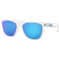 Oakley Frogskins Sunglasses Crystal Clear / Prizm Sapphire #color_Crystal Clear / Prizm Sapphire