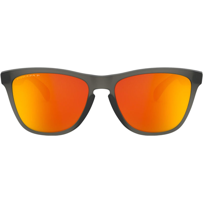 Oakley Frogskins Sunglasses Matte Grey Smoke / Prizm Ruby Polarized