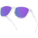Oakley Frogskins Sunglasses Polished Clear / Prizm Violet