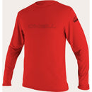 O'Neill Basic Skins 50+ Long Sleeve Sun Shirt Red