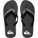 Quiksilver Molokai Flip-Flop Sandal Black/Black/White