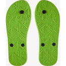 Quiksilver Molokai Flip-Flop Sandal Black/Green/Black