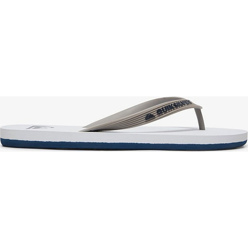 Quiksilver Molokai Flip-Flop Sandal Grey/Grey/White