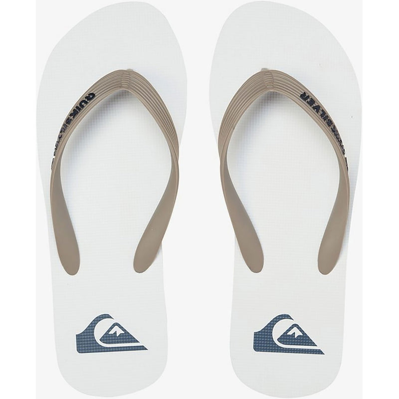 Quiksilver Molokai Flip-Flop Sandal Grey/Grey/White