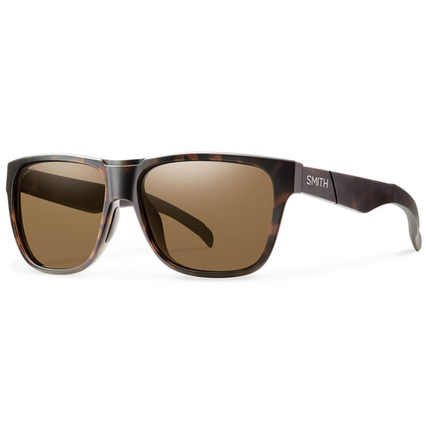 Smith Optics Lowdown Sunglasses Matte Tortoise / Chromapop Polarized Brown #color_Matte Tortoise / Chromapop Polarized Brown